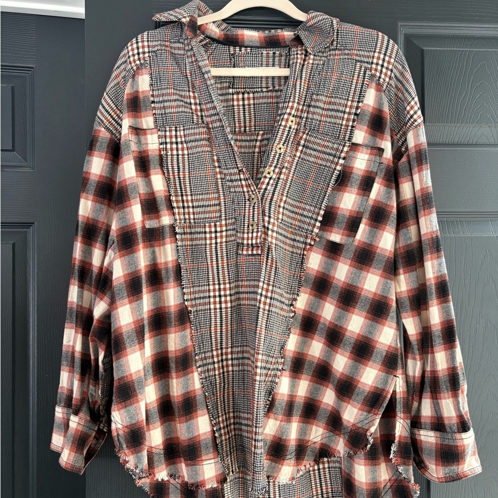 Free People Plaid Shirt